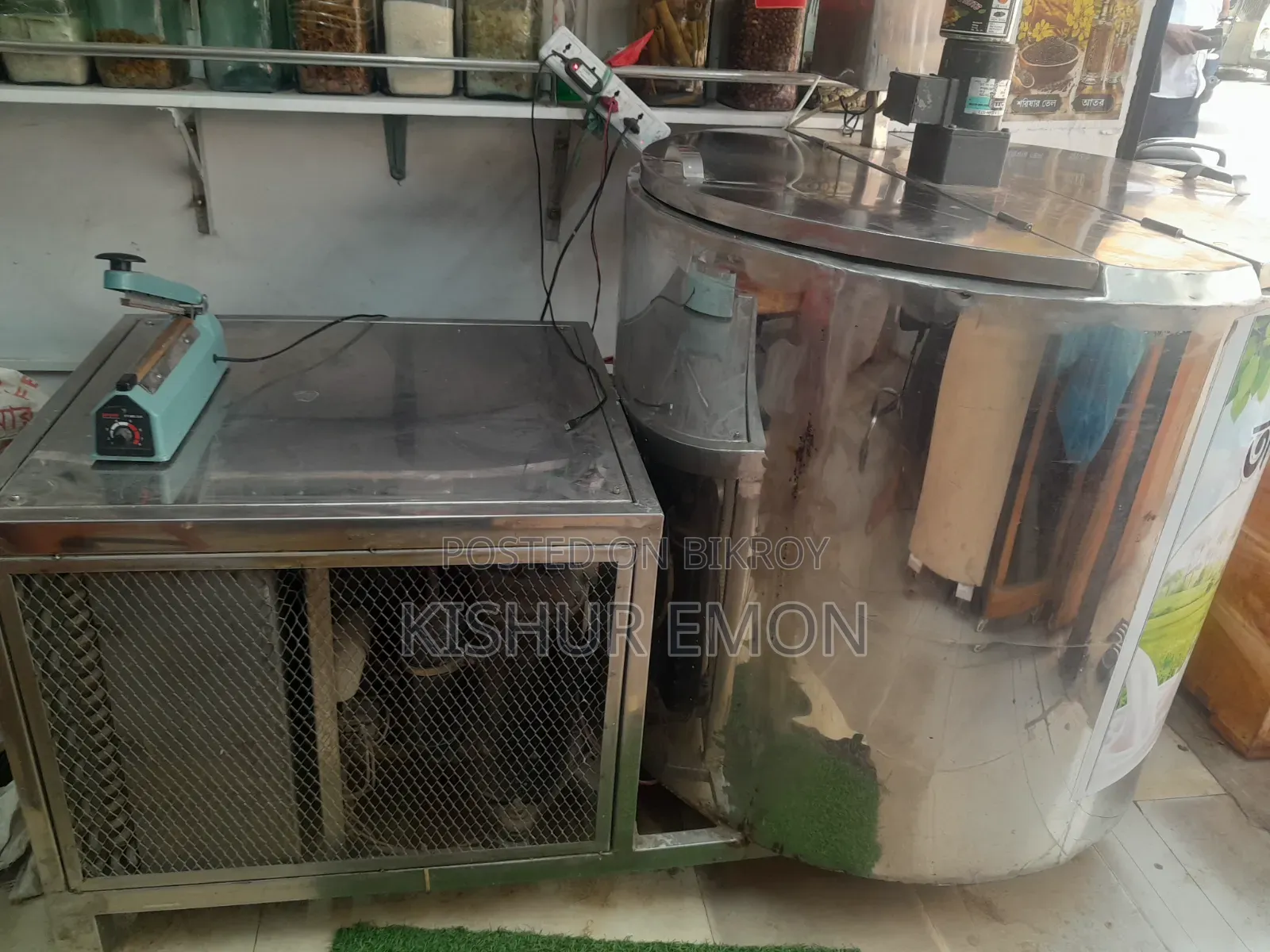 দুধের মিল্ক চিলার কুলার মেসিন