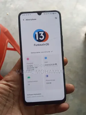 Vivo V21 128 GB Black