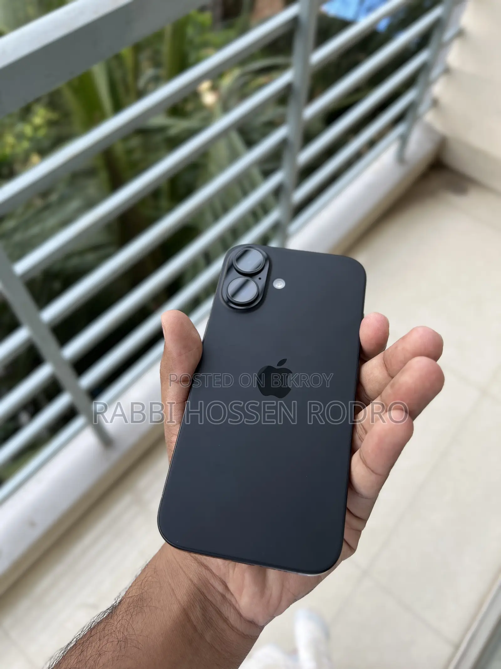 নতুন অ্যাপল আইফোন ১৬ ১২৮ জিবি কালো
