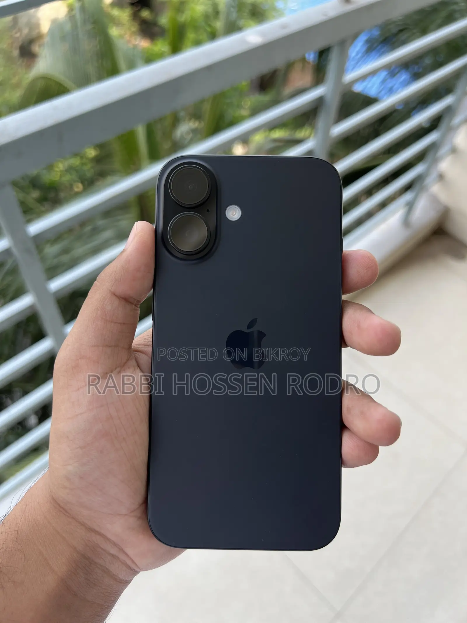 নতুন অ্যাপল আইফোন ১৬ ১২৮ জিবি কালো
