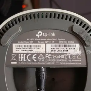 TP Link Deco E4R AC1200 Dual-Band Whole-Home Mesh Wi-Fi System - 1 Unit