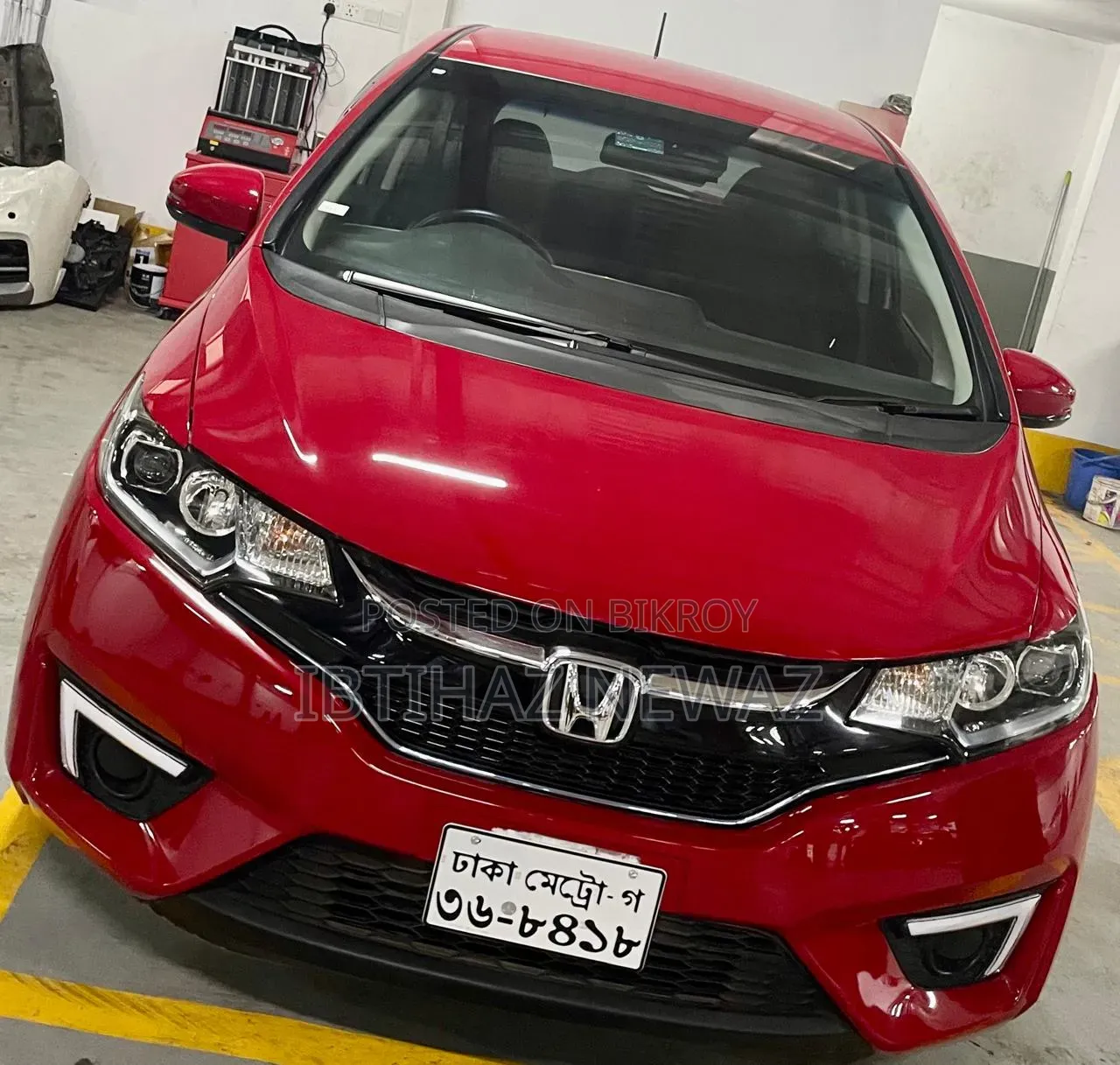 Honda Fit 2016 Red