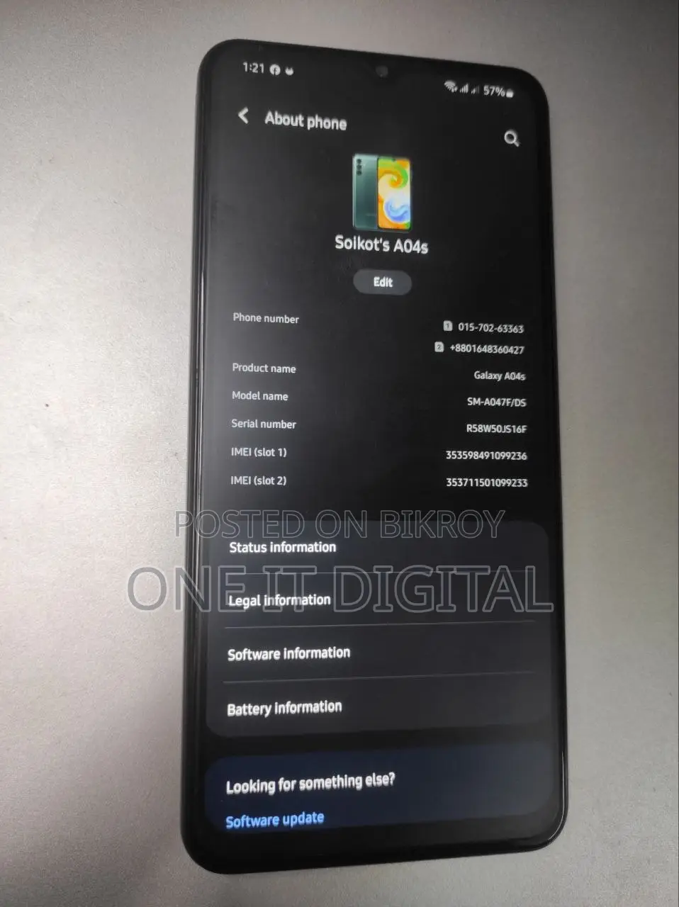 Samsung Galaxy A04s 64 GB Green