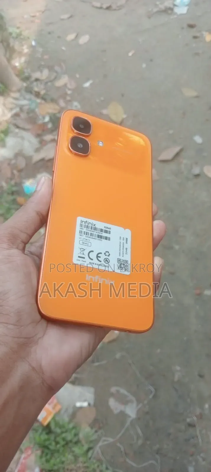 Infinix 64 GB Orange