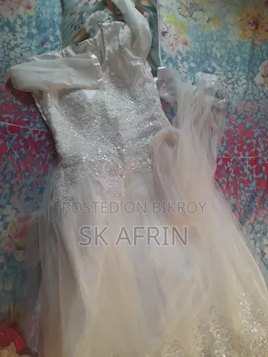 Frog Gown White and Orange