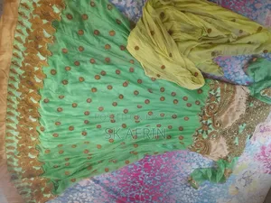 Frog Gown White and Orange