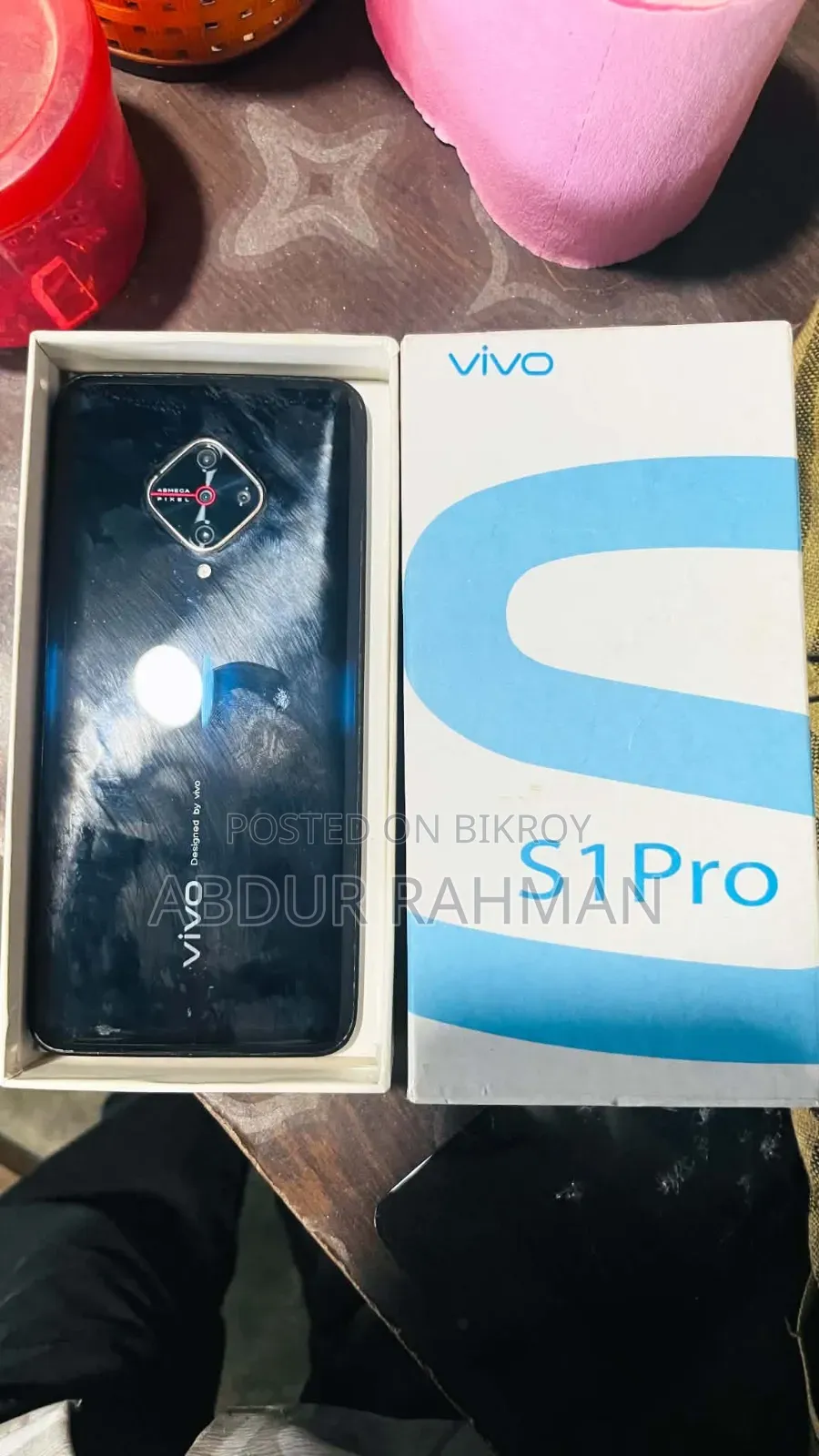 ভিভো এস১ প্রো ১২৮ জিবি কালো