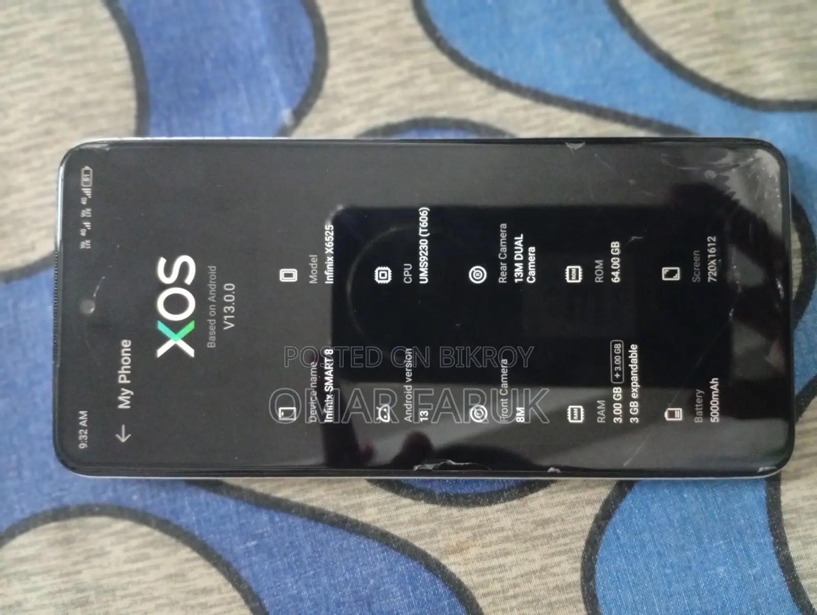 Infinix Smart 8 64 GB Silver
