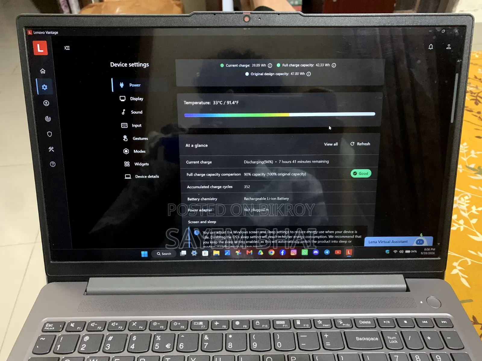 Laptop Lenovo Ideapad 3 16GB AMD Ryzen 5 SSD 512GB