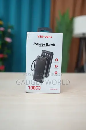 VEN-DENS 10000mAh Power Bank | Powerful Backup & Portable Charging