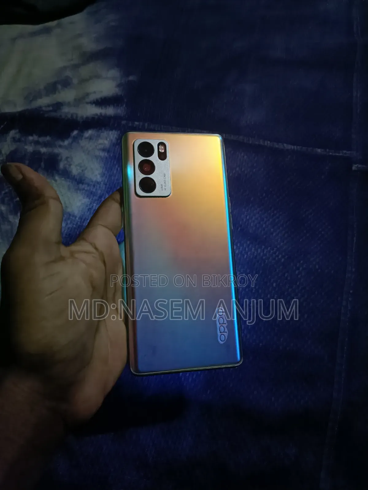 অপো রেনো ৬ প্রো ৫জি ২৫৬ জিবি অরেঞ্জ