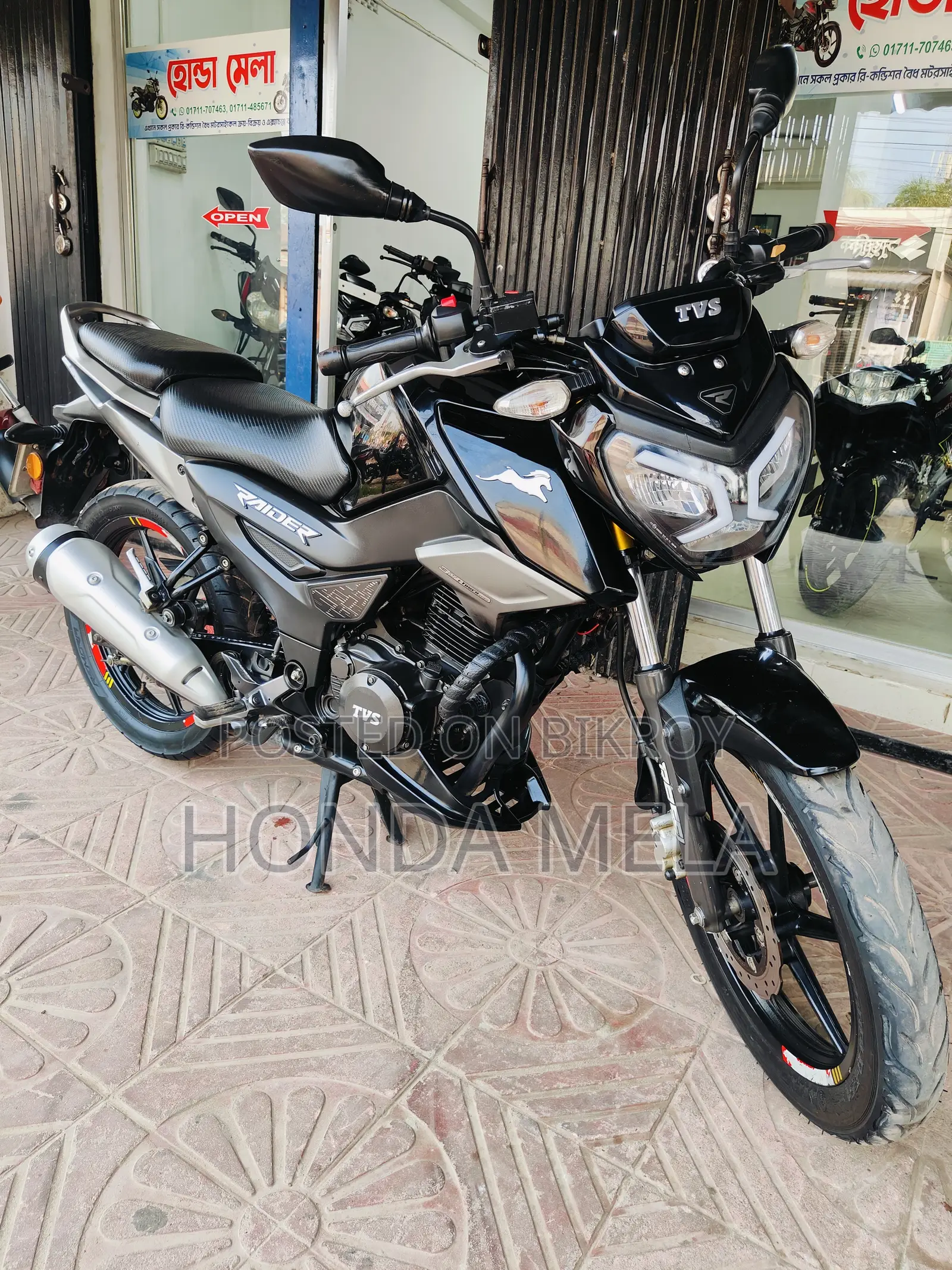 টিভিএস রাইডার ১২৫ ২০২২ ব্ল্যাক