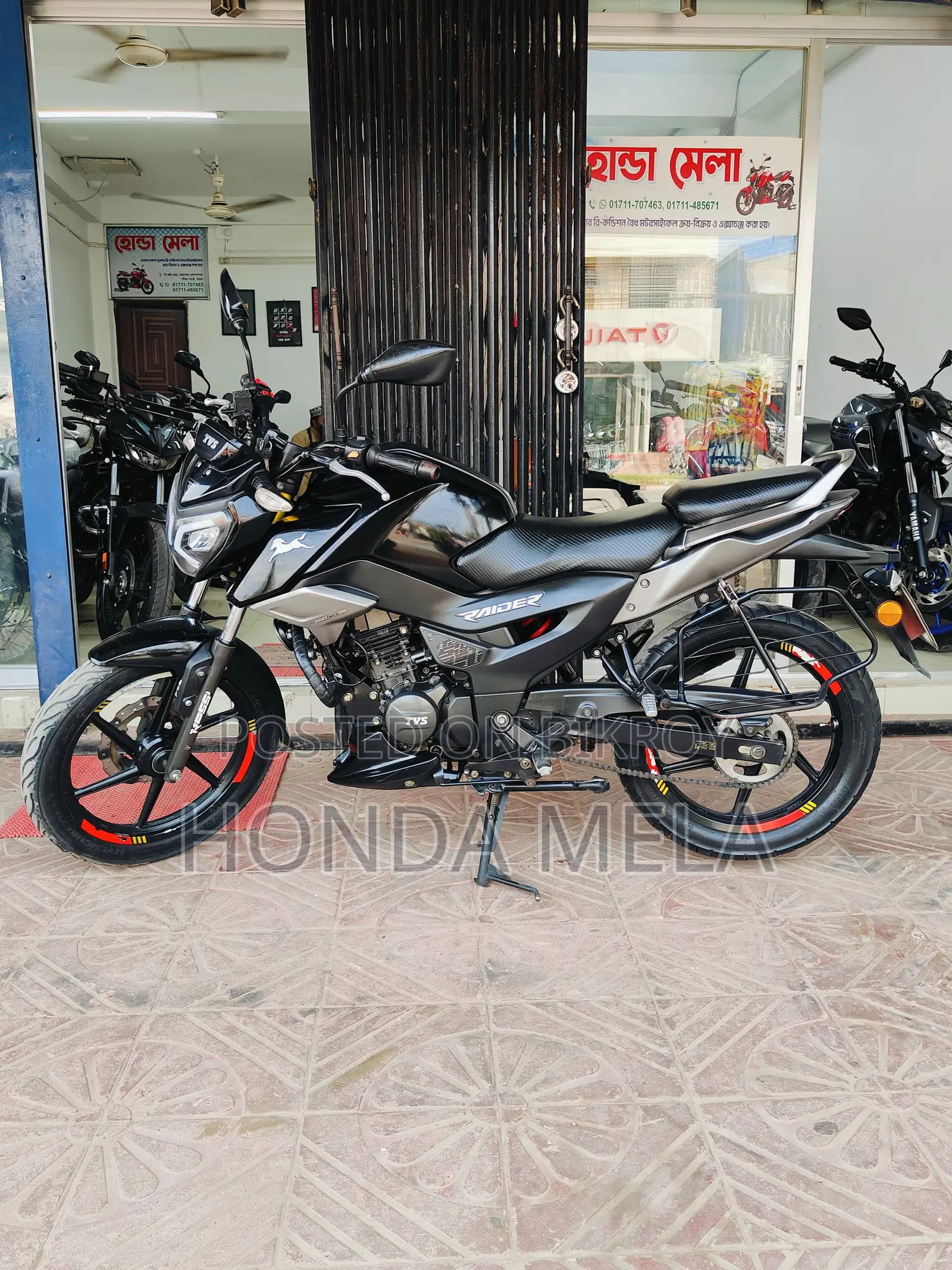 টিভিএস রাইডার ১২৫ ২০২২ ব্ল্যাক