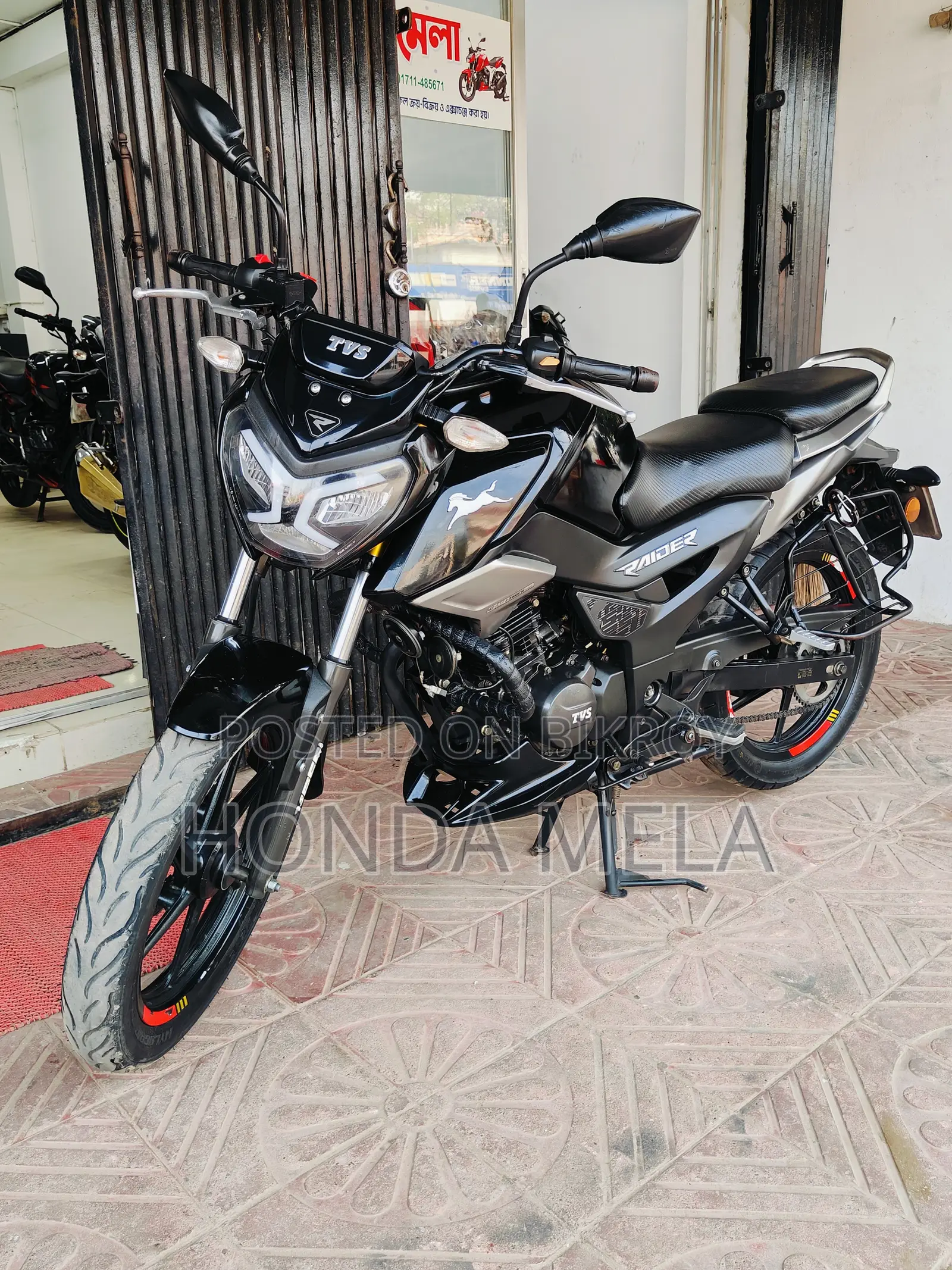 টিভিএস রাইডার ১২৫ ২০২২ ব্ল্যাক