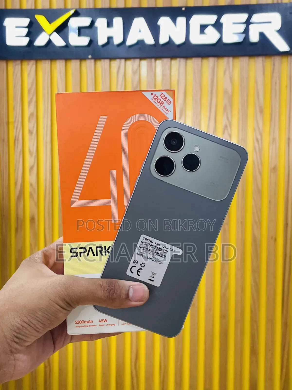 Tecno Spark 40 128 GB Gray