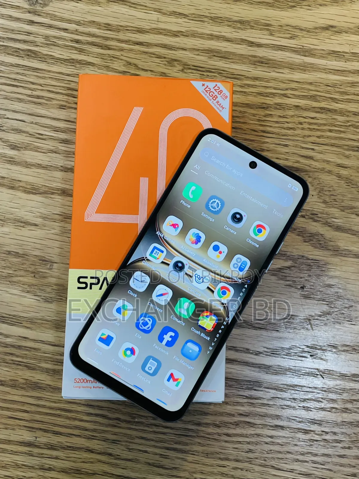 Tecno Spark 40 128 GB Gray