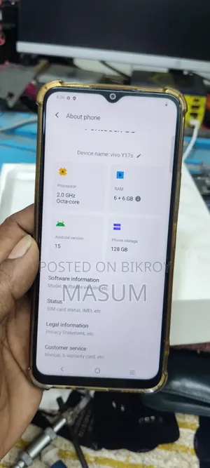 Vivo Y17s 128 GB Black