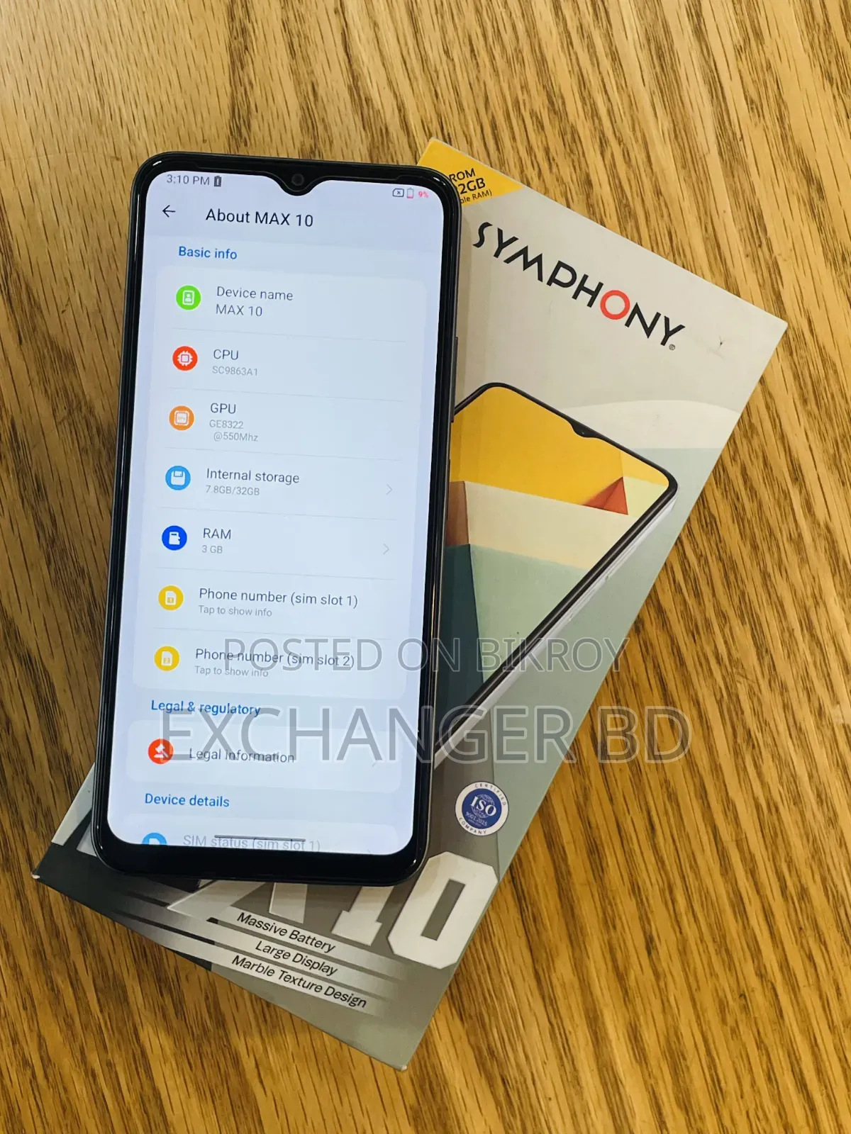 Symphony MAX 10 32 GB Silver