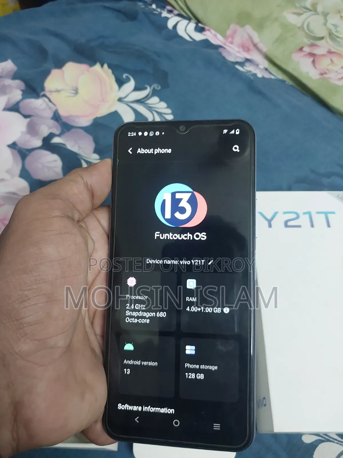 Vivo Y21t 128 GB