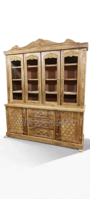 ৬-৭ সেগুন কাঠের ফোম কাটিং শোকেস