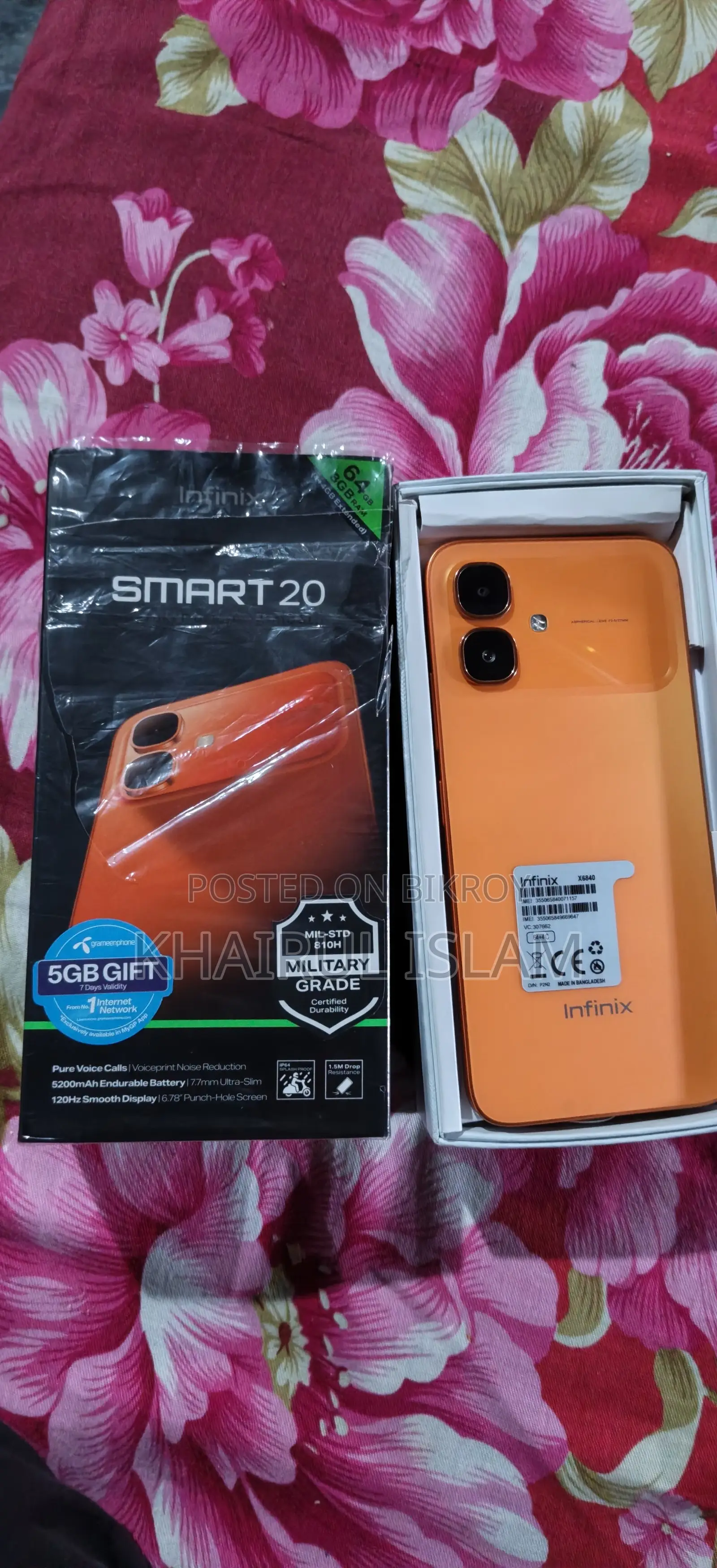 Infinix Smart 20 64 GB Orange