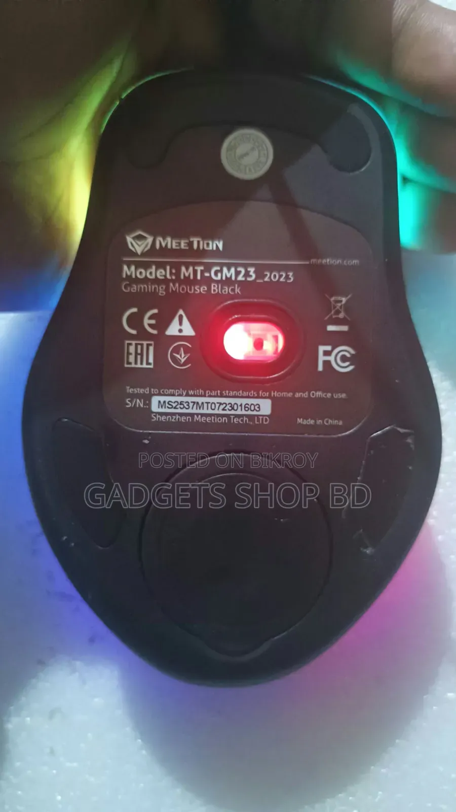 Meetion RGB Gaming Mouse for Sale