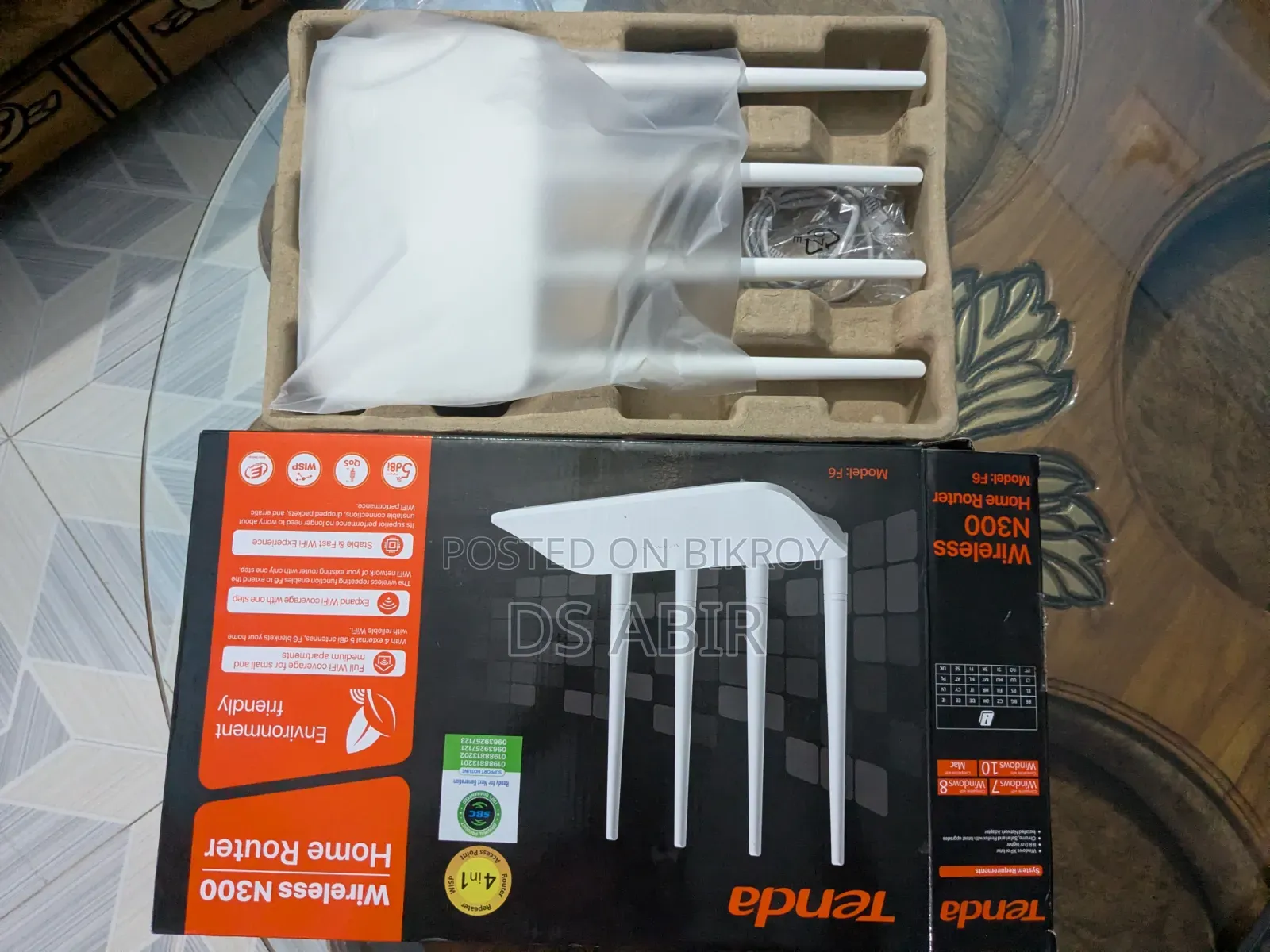 টেন্ডা এফ৬ ওয়্যারলেস এন৩০০