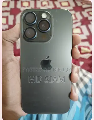 অ্যাপল আইফোন ১৫ প্রো ২৫৬ জিবি ব্ল্যাক