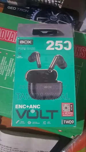 Brand New BOX VOLT TW09 Earbuds — Full Fresh Condition, No Used!