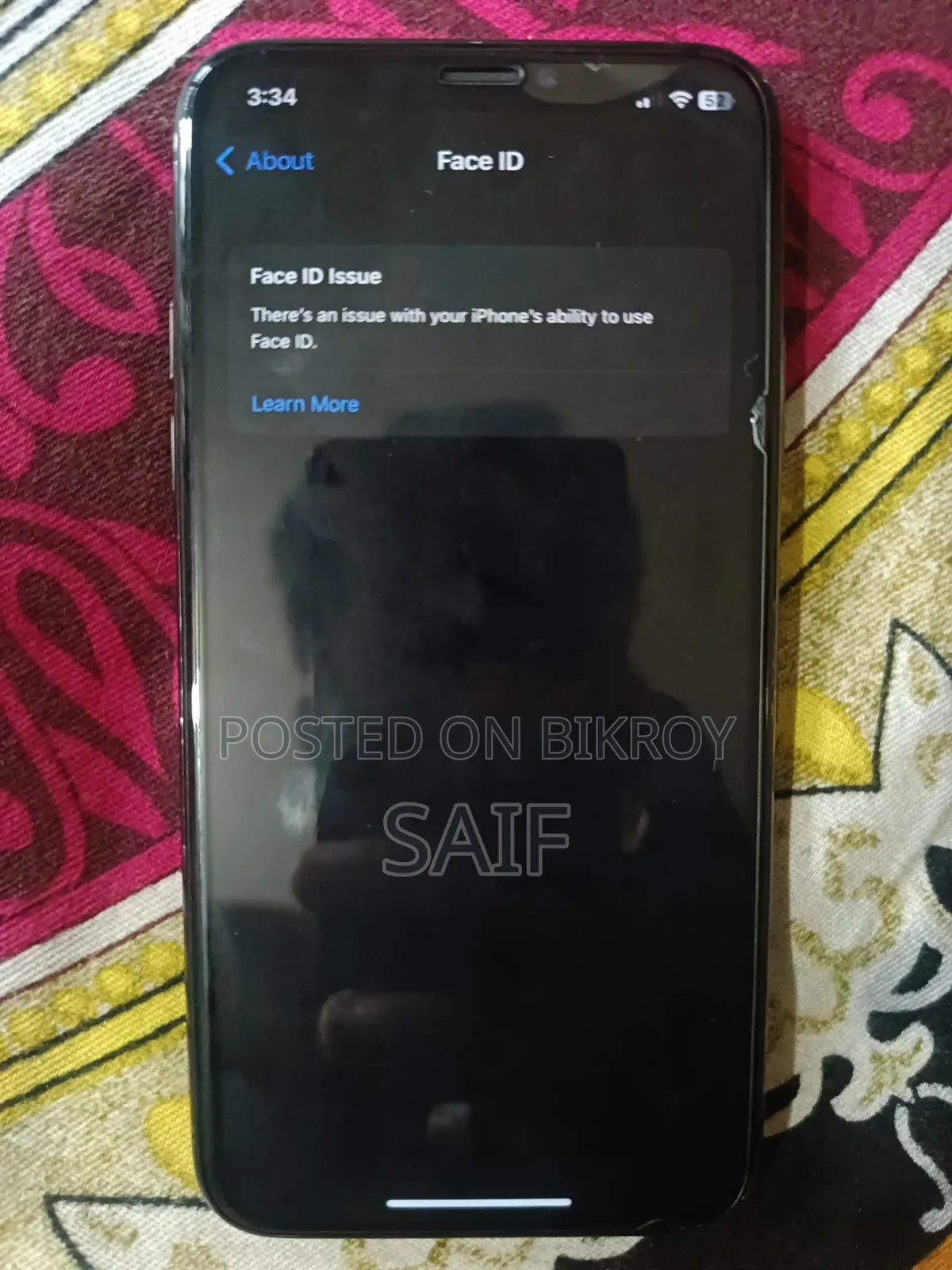 Apple iPhone X 64 GB Black