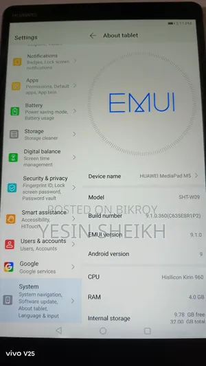 Huawei MateBook E BL-W09 64 GB Silver