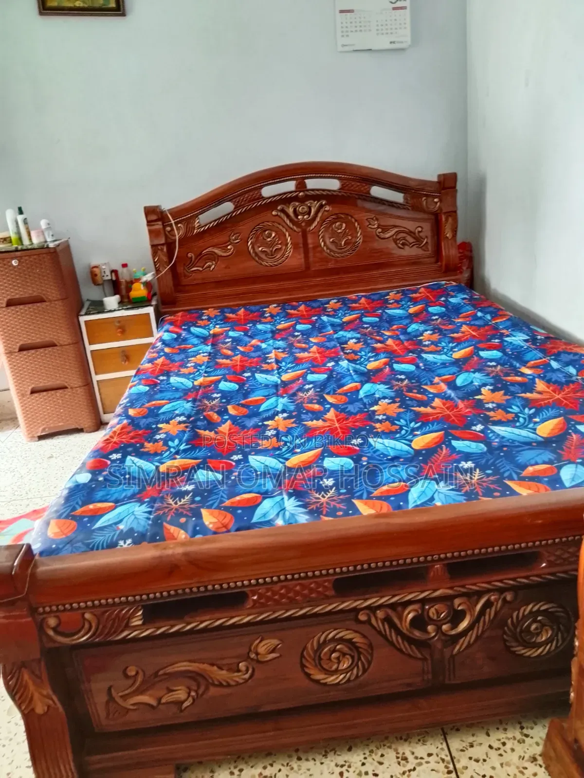 সেগুন কাঠের খাট বিক্রি করা হবে