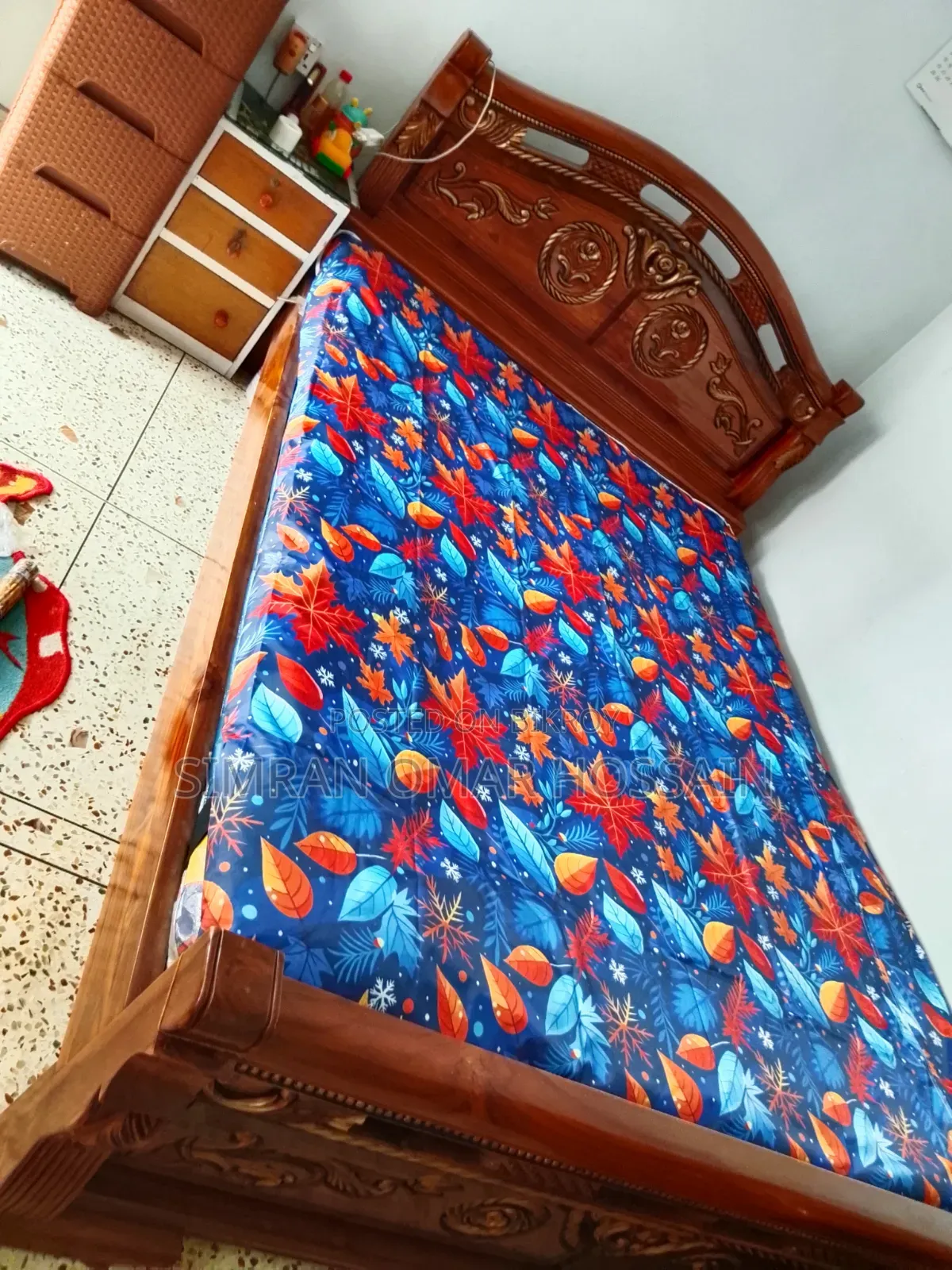 সেগুন কাঠের খাট বিক্রি করা হবে