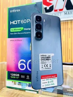 ইনফিনিক্স হট ৬০ প্রো+ ১২৮ জিবি ব্ল্যাক
