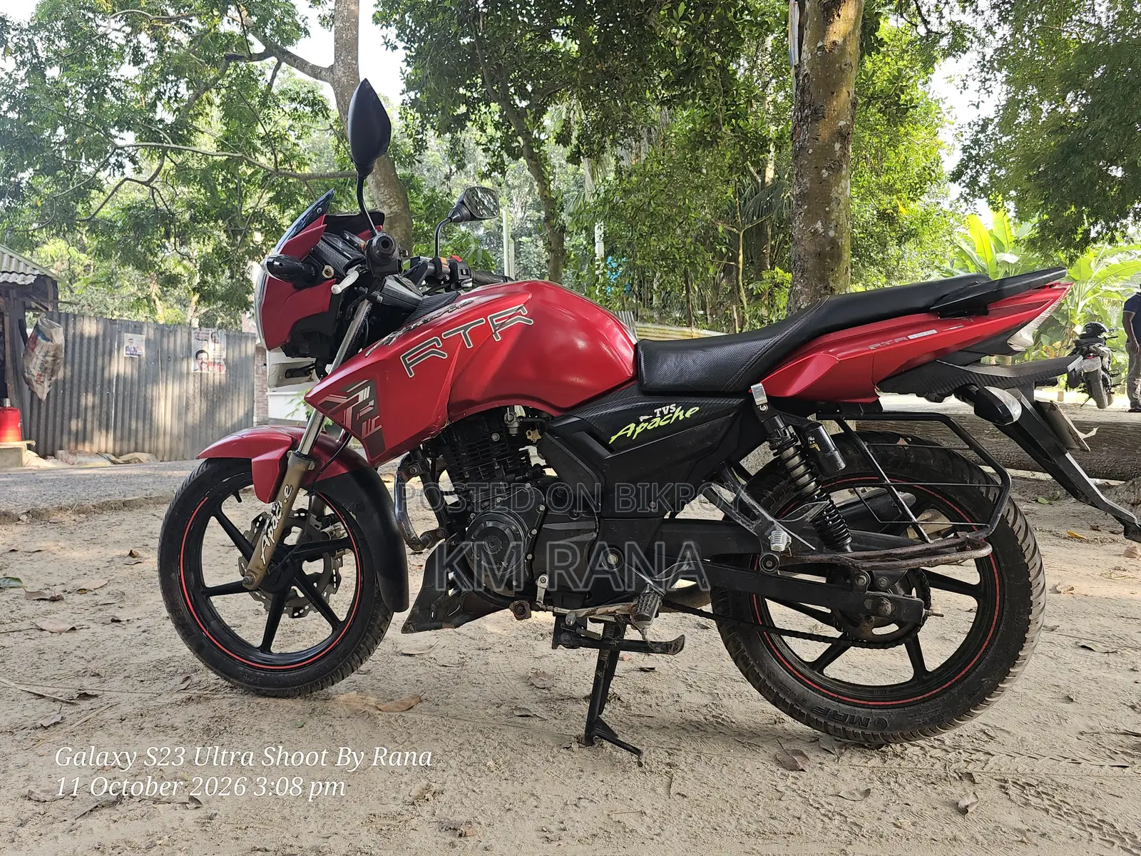 টিভিএস আপাচে আরটিআর ১৬০ ২ভি ২০১৯ রেড
