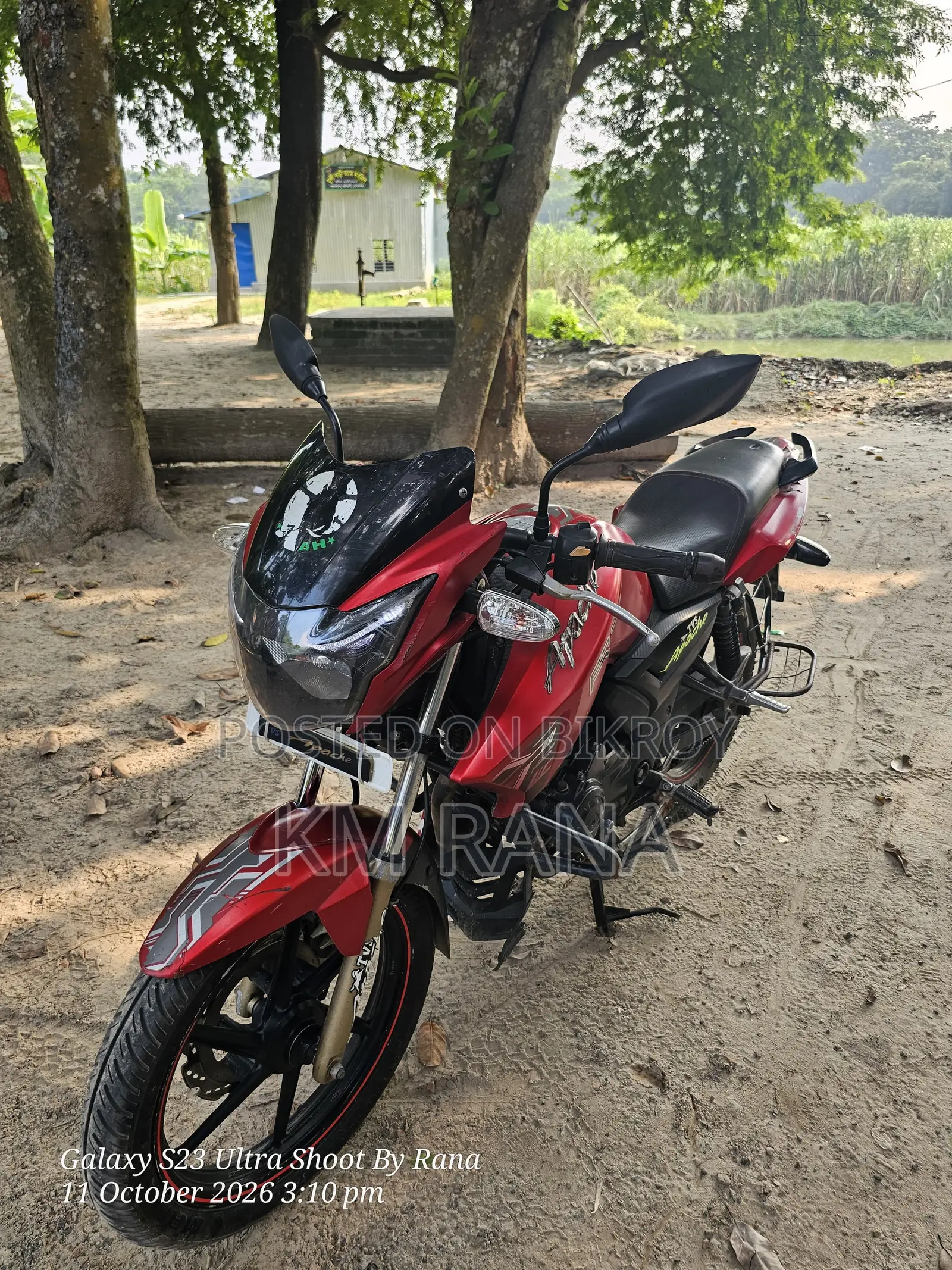 টিভিএস আপাচে আরটিআর ১৬০ ২ভি ২০১৯ রেড