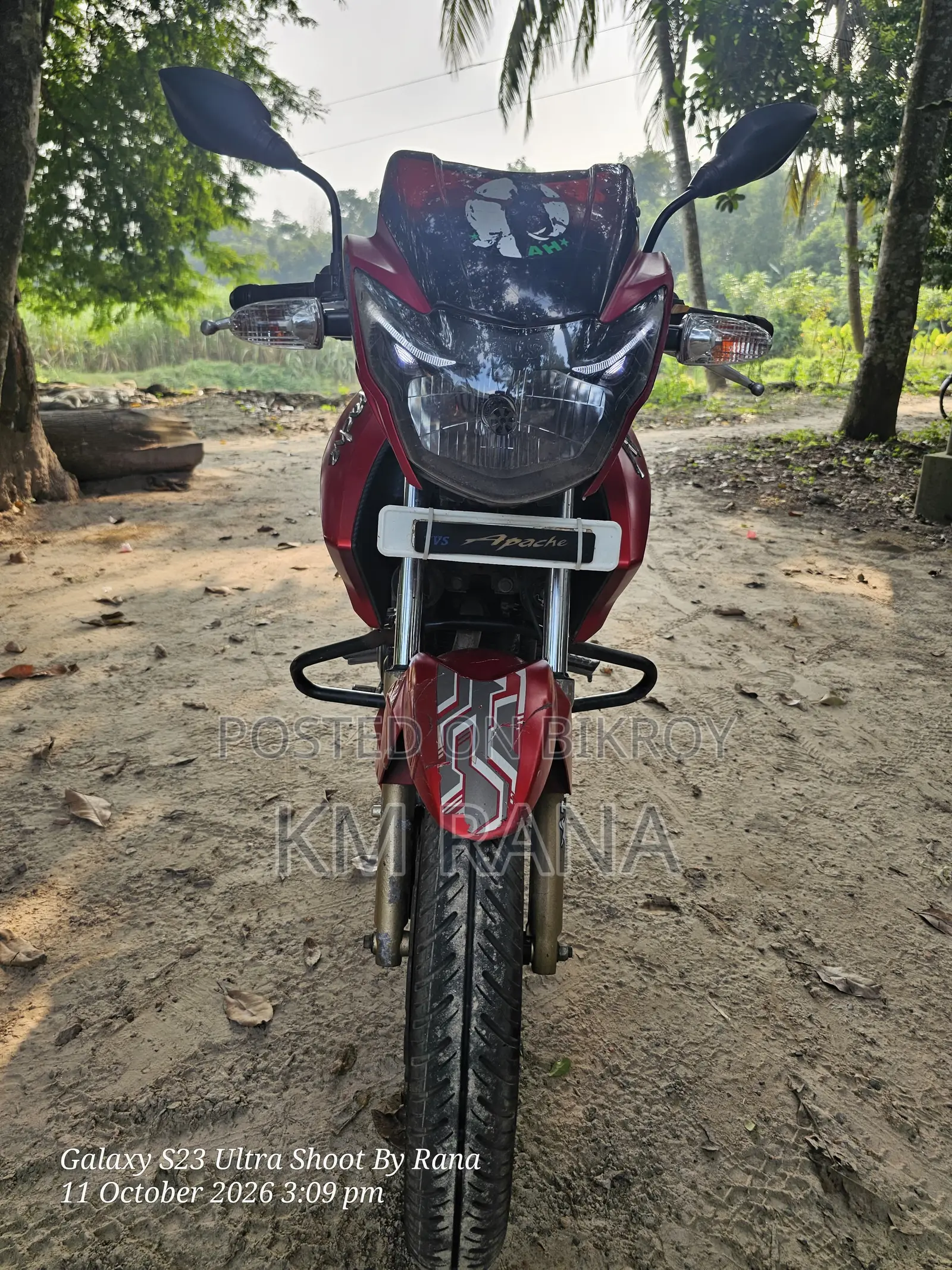 টিভিএস আপাচে আরটিআর ১৬০ ২ভি ২০১৯ রেড