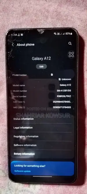 Samsung Galaxy A12 64 GB Blue