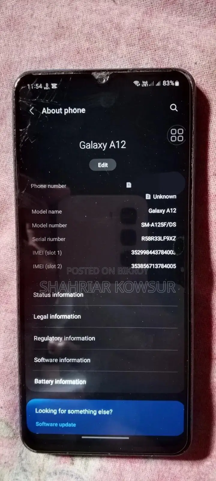 Samsung Galaxy A12 64 GB Blue