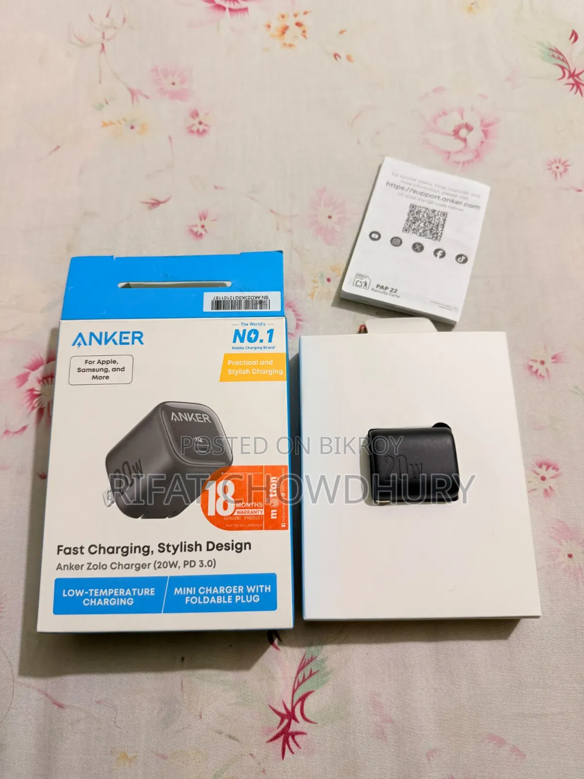 Anker Zolo 20W Adapter