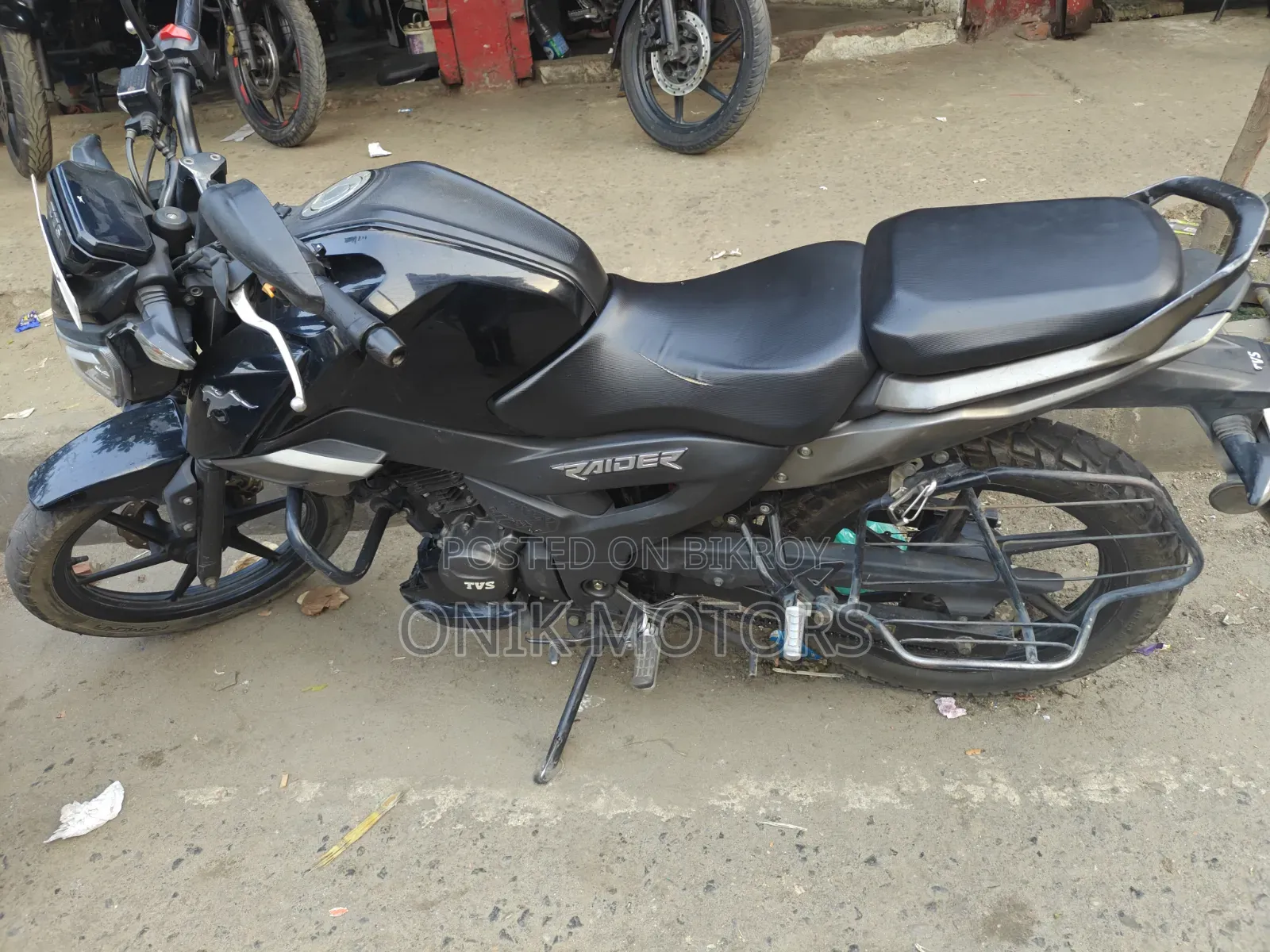 টিভিএস রাইডার ১২৫ ২০২২ কালো