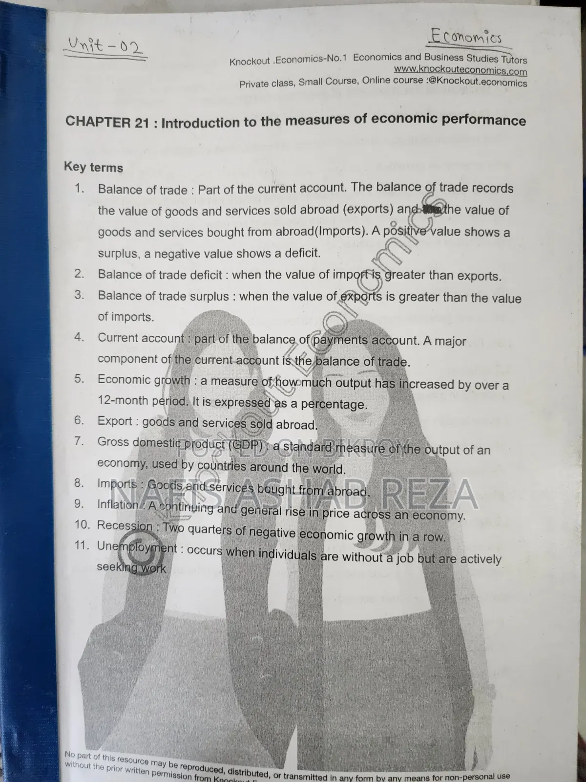 A Level Question Papers and Mark Schemes With Notes