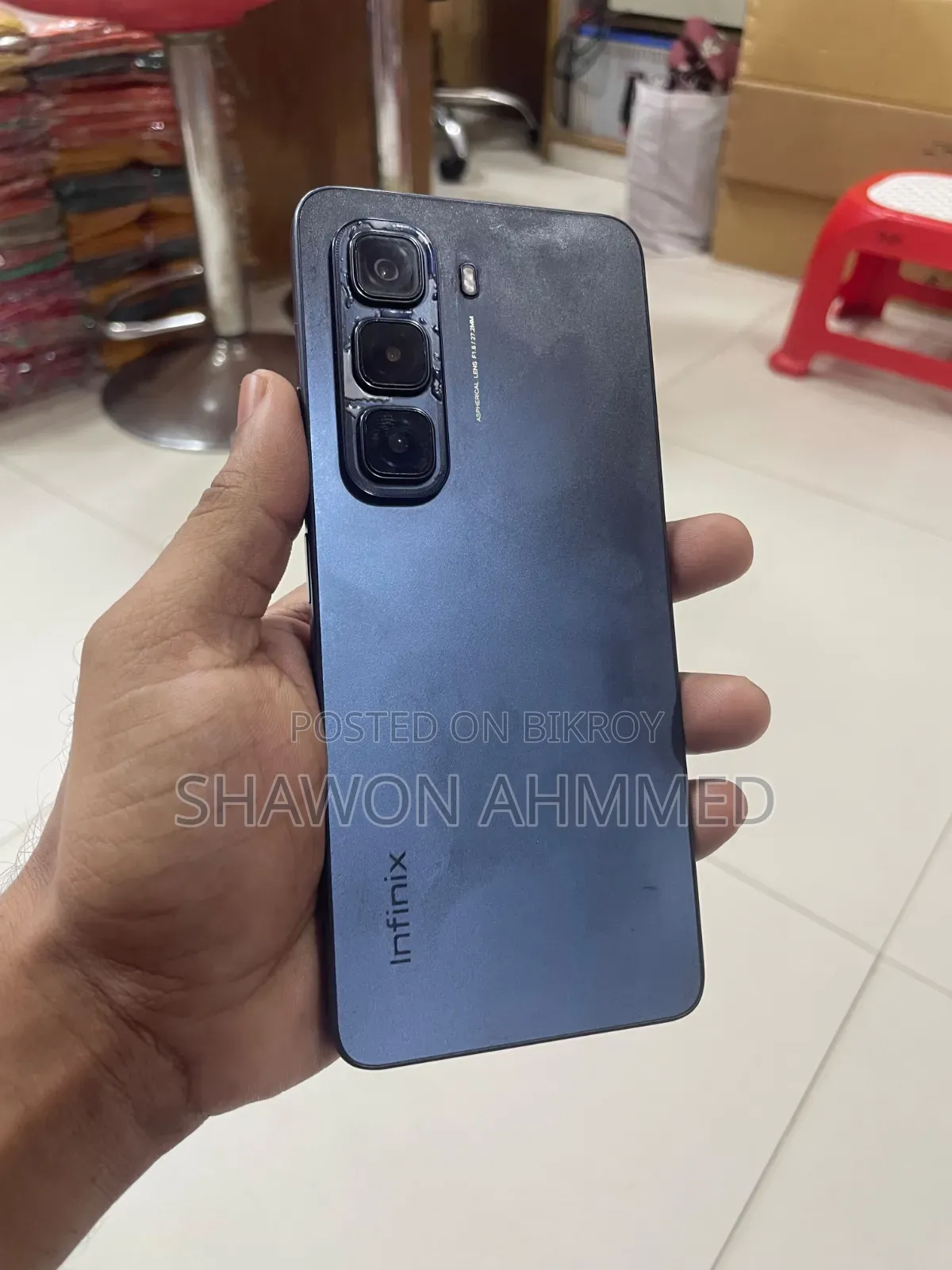 ইনফিনিক্স হট ৫০ ১২৮ জিবি কালো