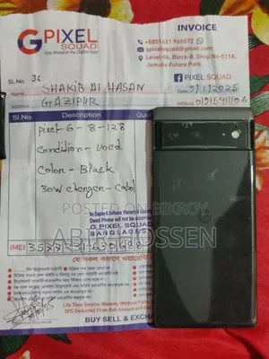 Google Pixel 6 128 GB Black