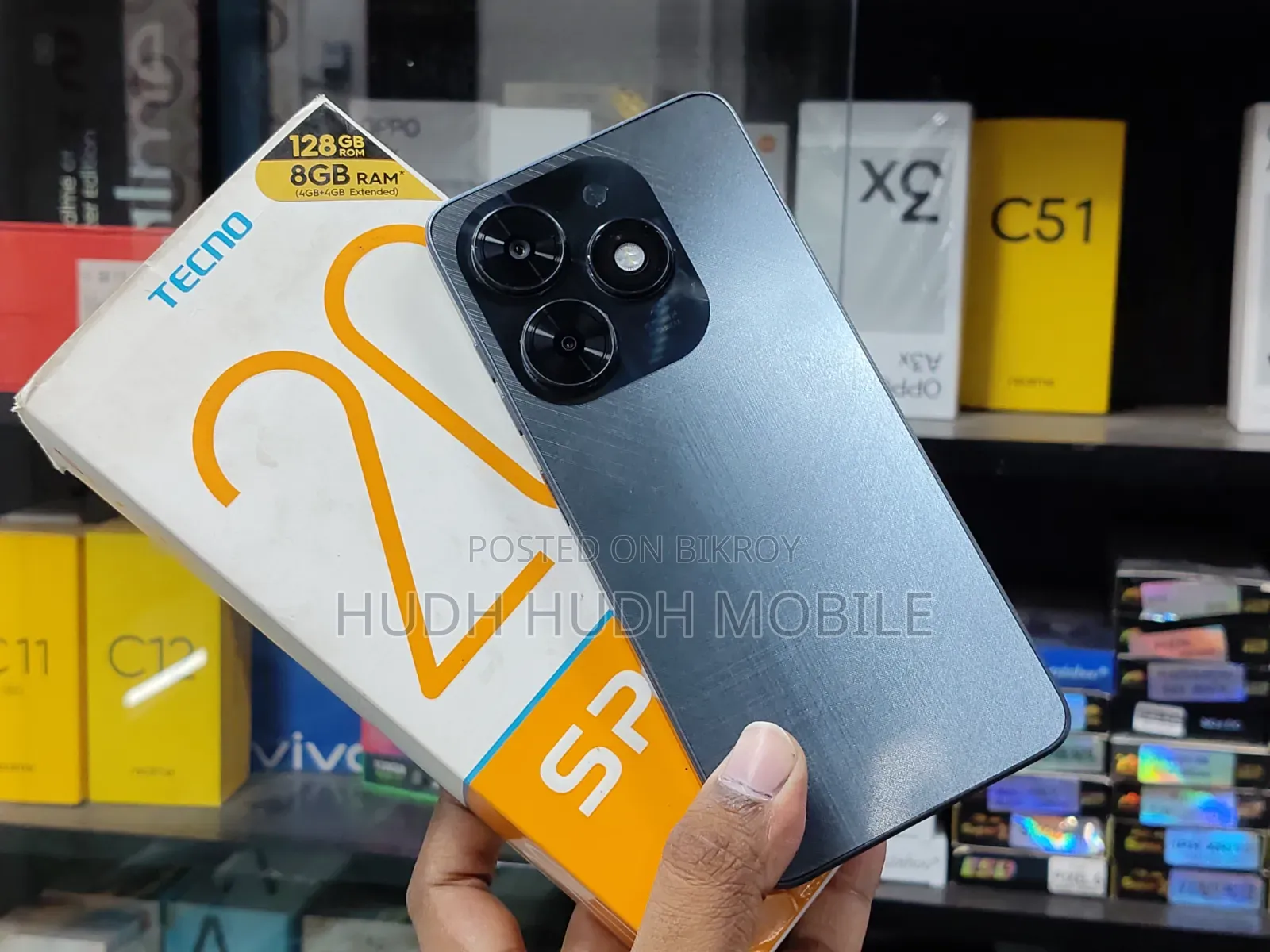 টেকনো স্পার্ক ২০সি ১২৮ জিবি ব্ল্যাক