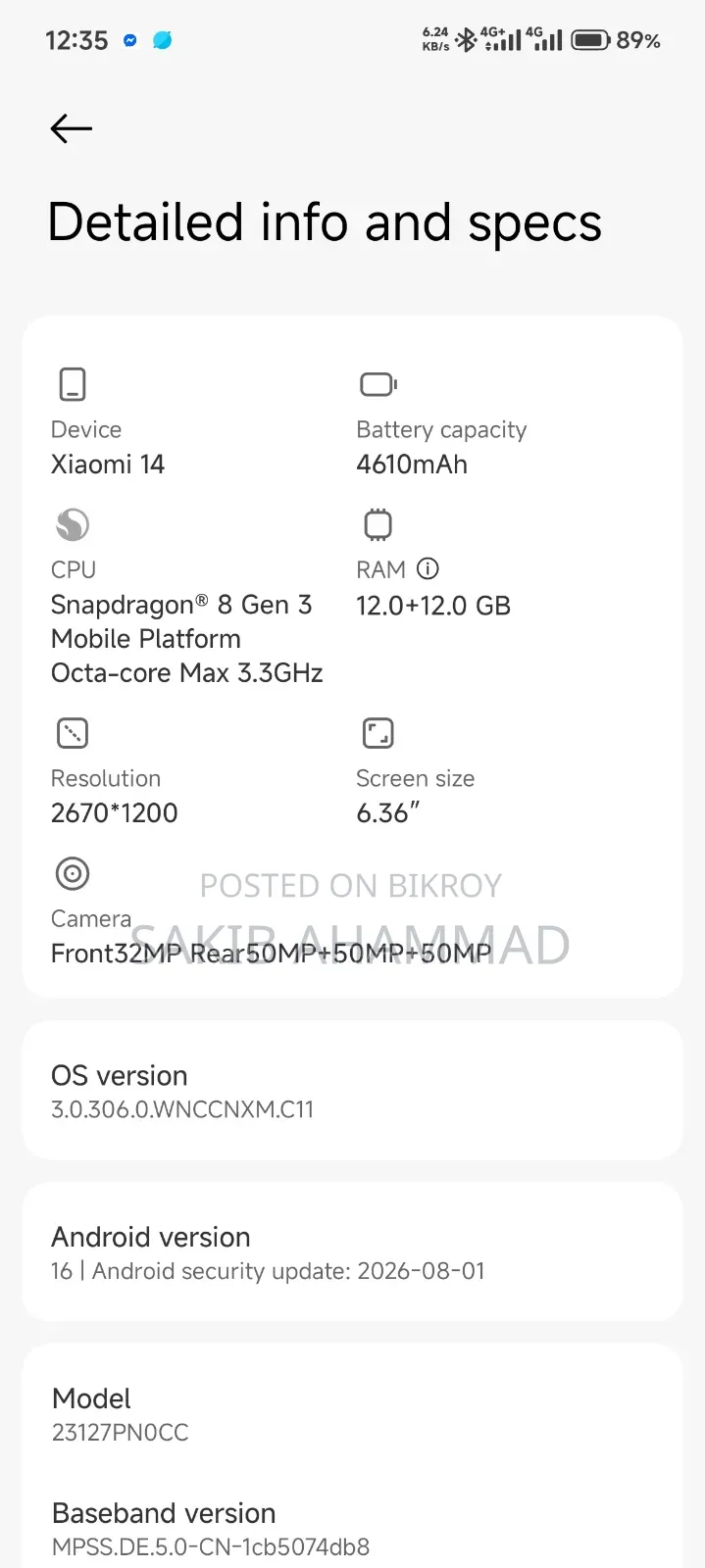 Xiaomi 14 512 GB White