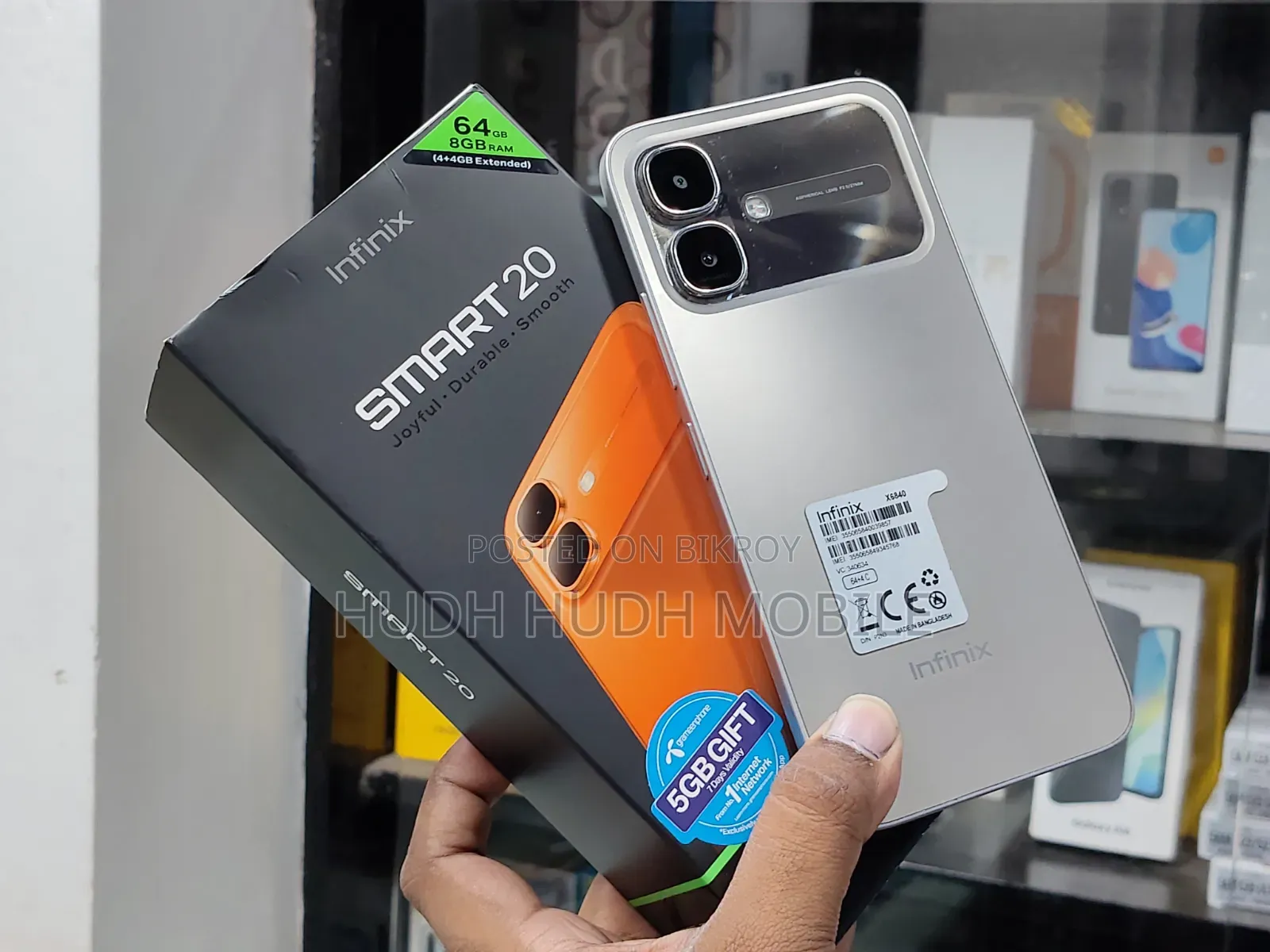 Infinix Smart 20 64 GB Silver