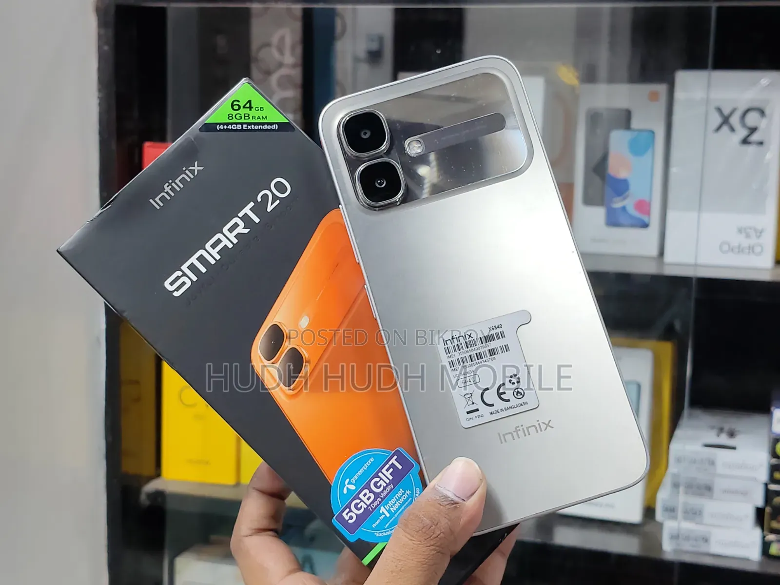 Infinix Smart 20 64 GB Silver