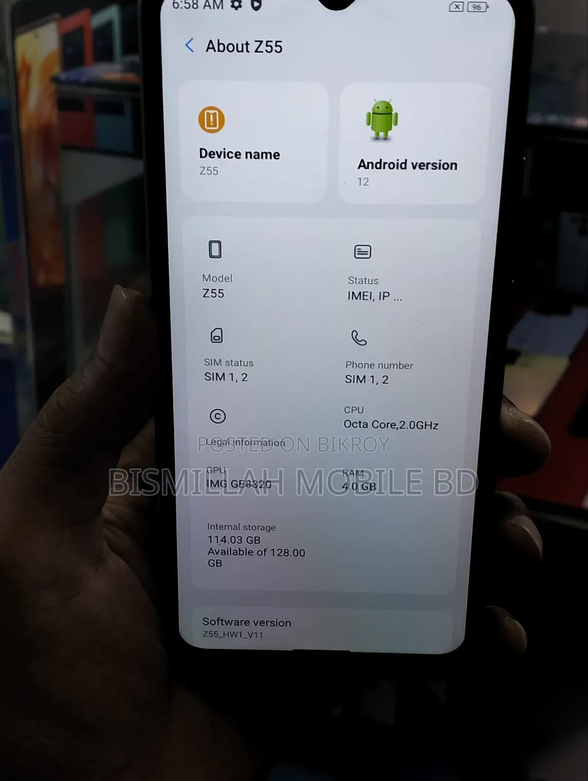 Symphony Z55 128 GB
