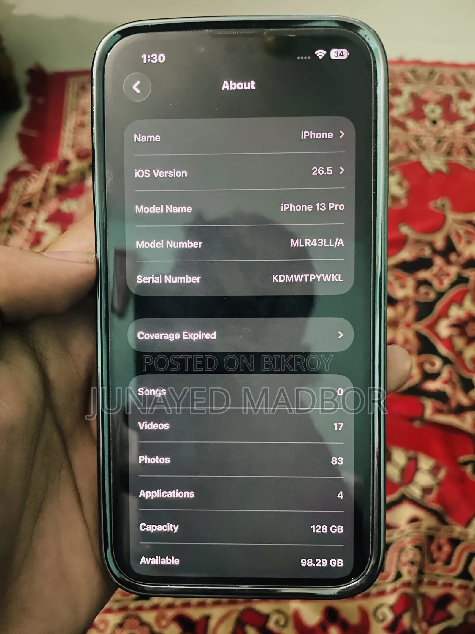 Apple iPhone 13 Pro 128 GB Gray